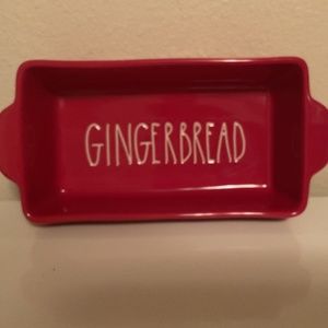 Rae Dunn Red Gingerbread Baking Dish